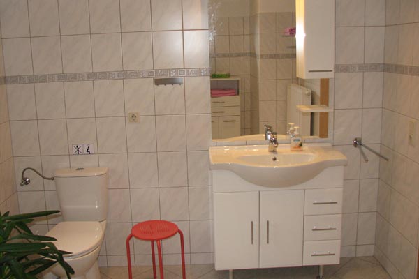 Ferienwohnung Zirkelstein Rosengasse - Bad mit WC